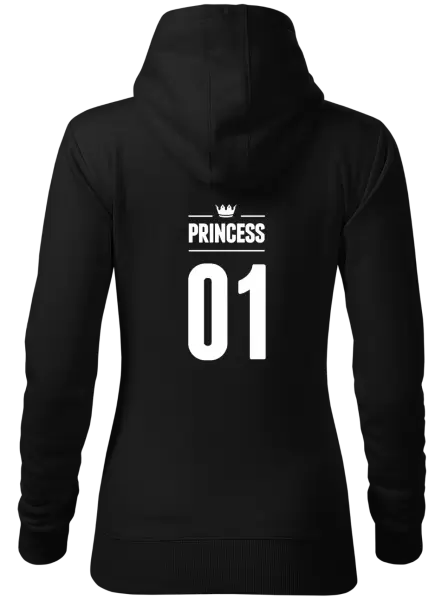 Dámská mikina Princess s vlastním číslem