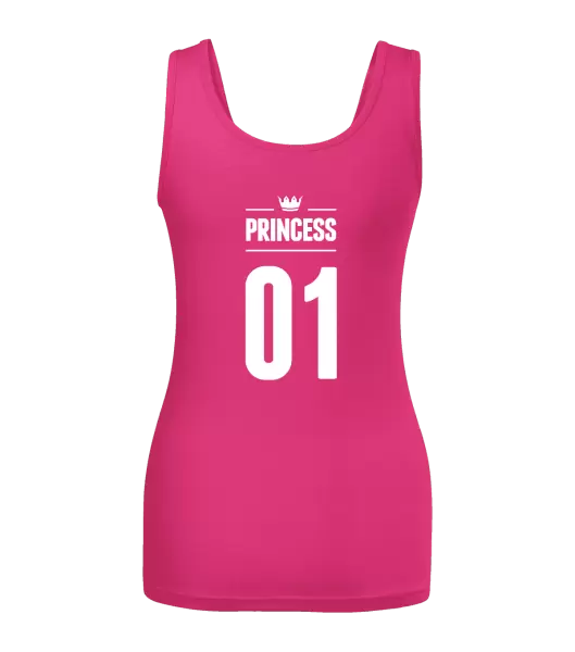 Dámské tílko Princess s vlastním číslem