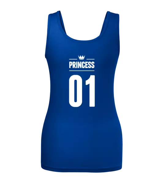 Dámské tílko Princess s vlastním číslem