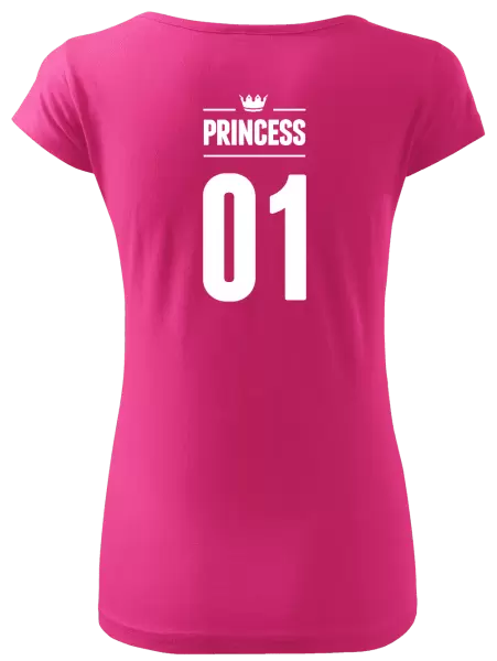 Dámské tričko Princess s vlastním číslem