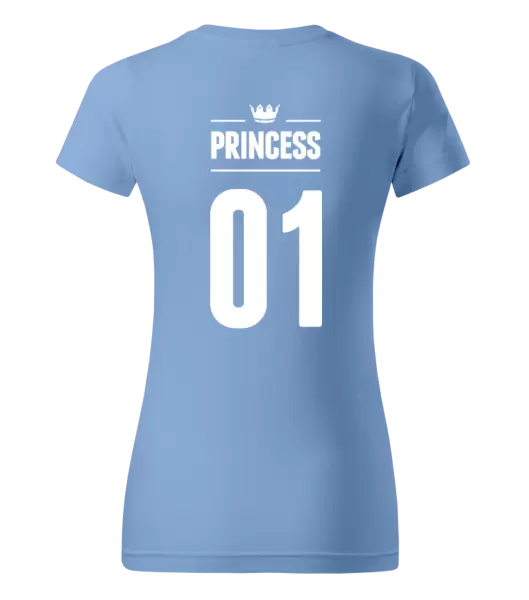 Dámské tričko Princess s vlastním číslem