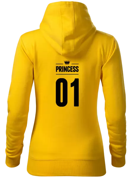 Dámská mikina Princess s vlastním číslem