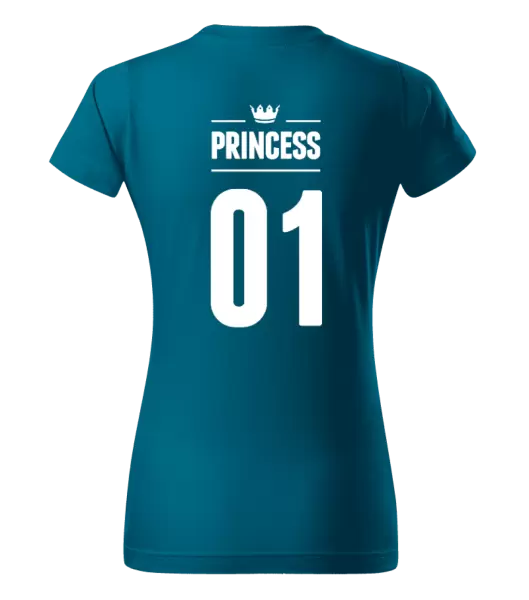 Dámské tričko Princess s vlastním číslem