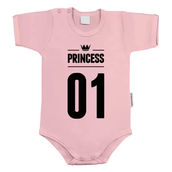 Dětské body Princess s vlastním číslem