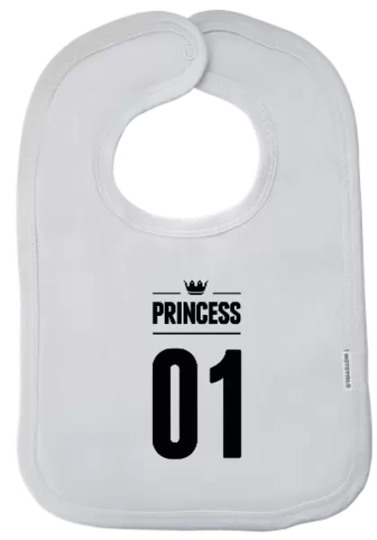 Dětský bryndák Princess s vlastním číslem