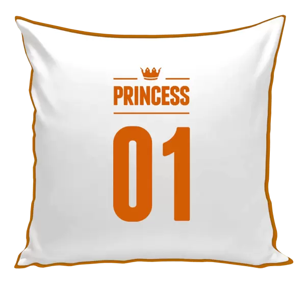 Polštář Princess s vlastním číslem