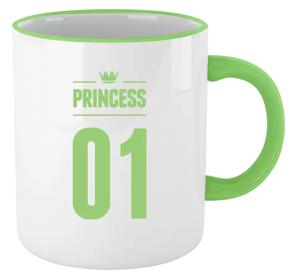 Hrnek Princess s vlastním číslem