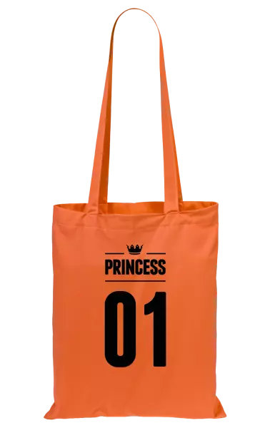 Látková taška Princess s vlastním číslem