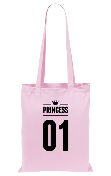 Látková taška Princess s vlastním číslem