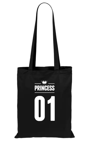 Látková taška Princess s vlastním číslem