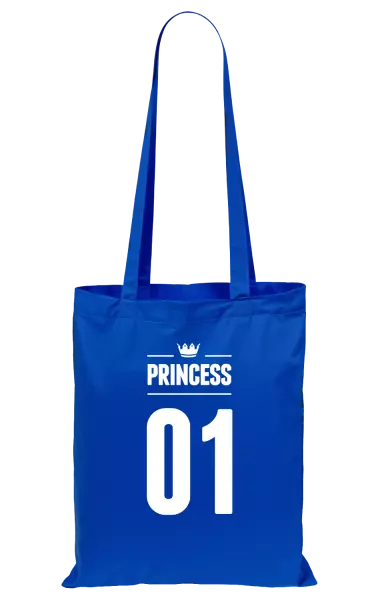 Látková taška Princess s vlastním číslem
