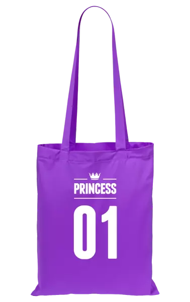 Látková taška Princess s vlastním číslem