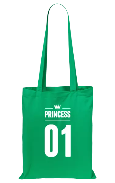 Látková taška Princess s vlastním číslem