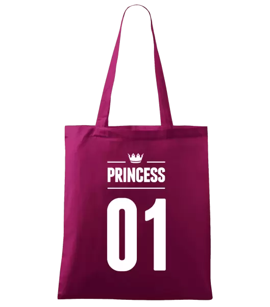 Látková taška Princess s vlastním číslem