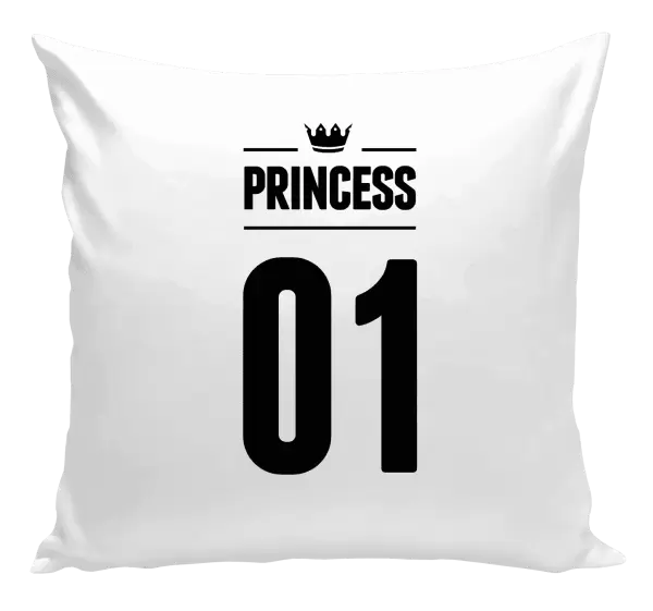 Polštář Princess s vlastním číslem
