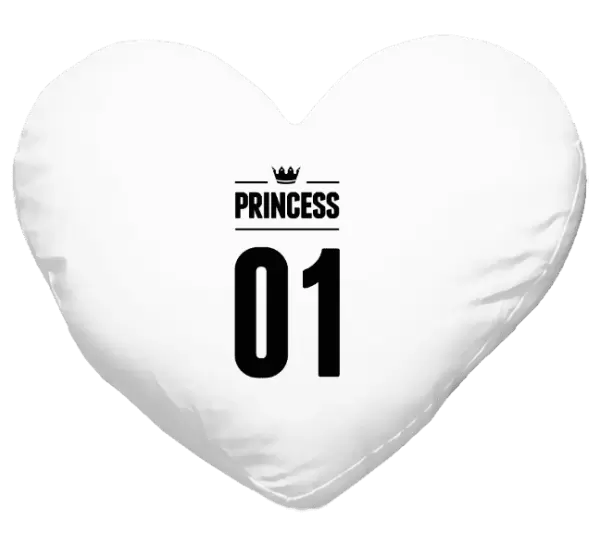 Polštář Princess s vlastním číslem