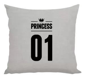 Polštář Princess s vlastním číslem
