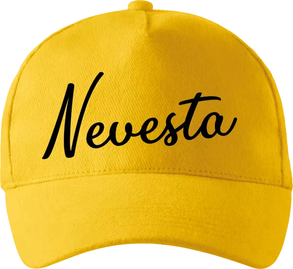 Šiltovka Nevesta - nápis