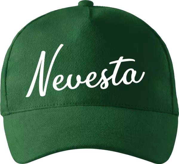 Šiltovka Nevesta - nápis