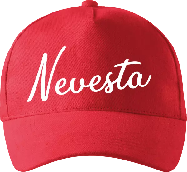 Šiltovka Nevesta - nápis