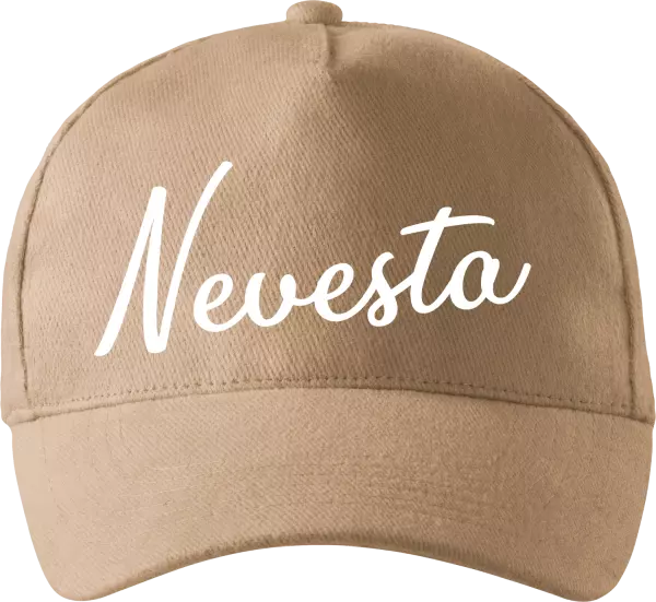 Šiltovka Nevesta - nápis