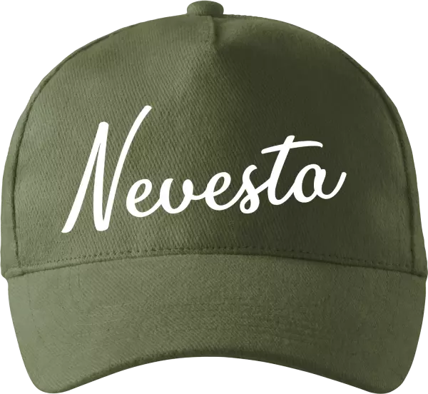 Šiltovka Nevesta - nápis