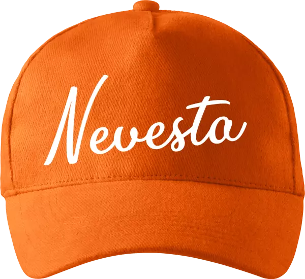 Šiltovka Nevesta - nápis