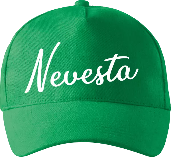 Šiltovka Nevesta - nápis