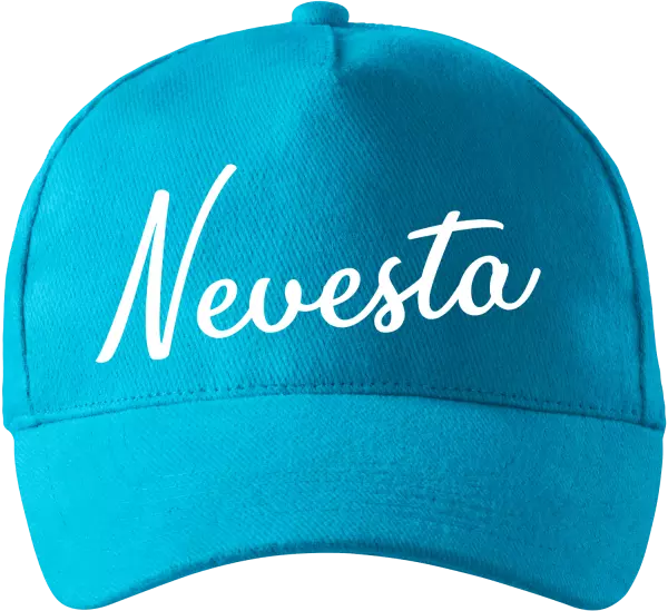 Šiltovka Nevesta - nápis