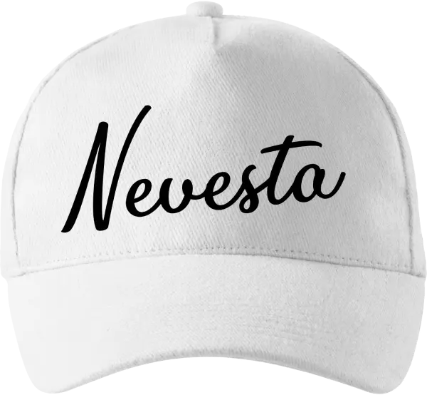 Šiltovka Nevesta - nápis