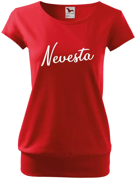 Dámske tričko Nevesta - nápis