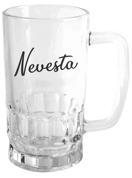 Polliter Nevesta - nápis