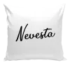 Vankúš Nevesta - nápis