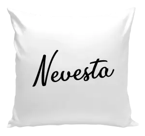 Vankúš Nevesta - nápis