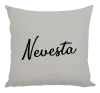 Vankúš Nevesta - nápis