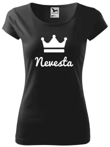 Dámske tričko Nevesta - korunka