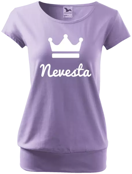 Dámske tričko Nevesta - korunka
