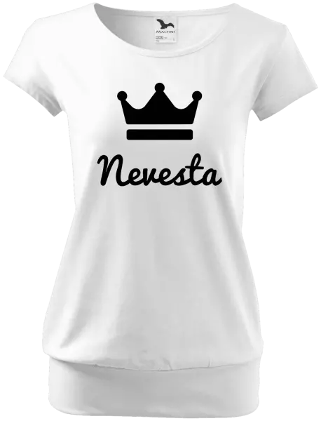 Dámske tričko Nevesta - korunka