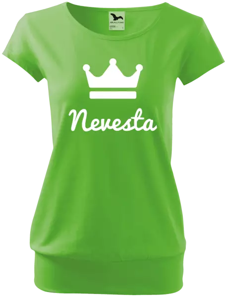 Dámske tričko Nevesta - korunka