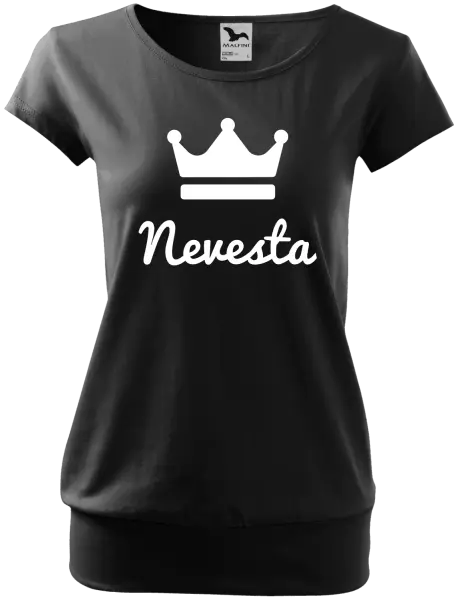 Dámske tričko Nevesta - korunka