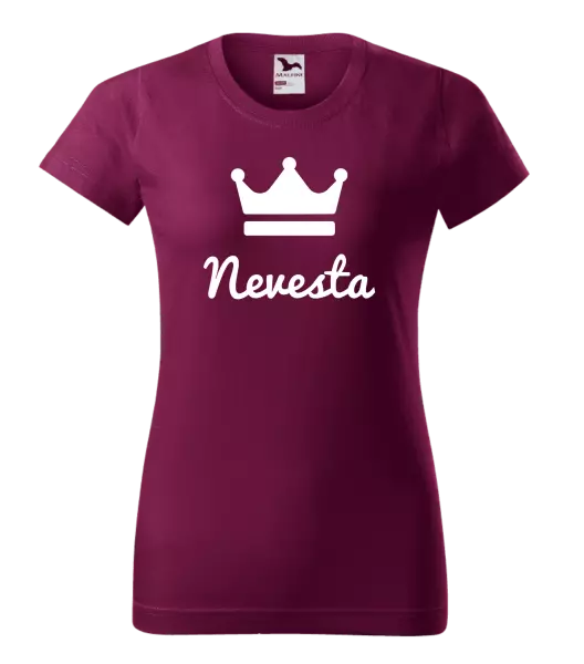 Dámske tričko Nevesta - korunka