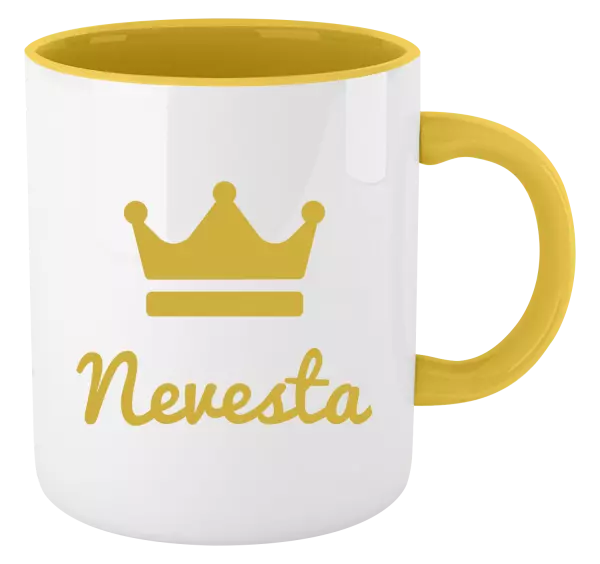 Hrnček  Nevesta - korunka