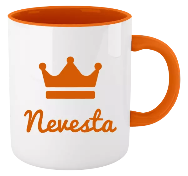 Hrnček  Nevesta - korunka