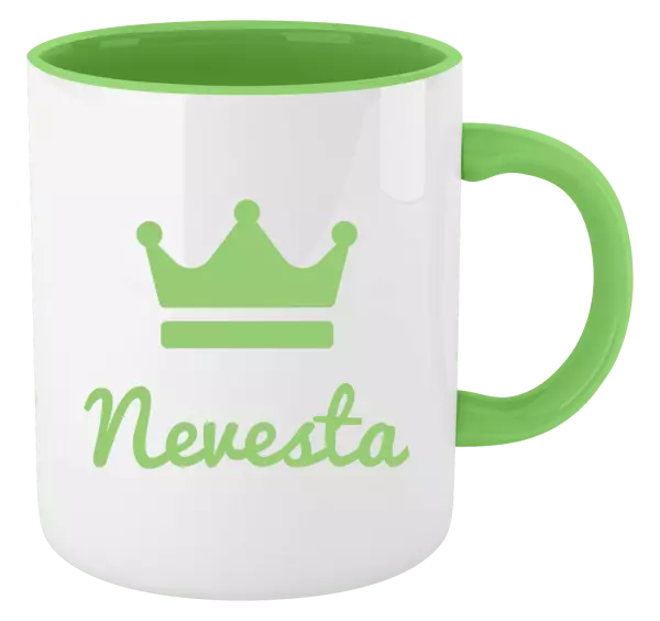 Hrnček  Nevesta - korunka