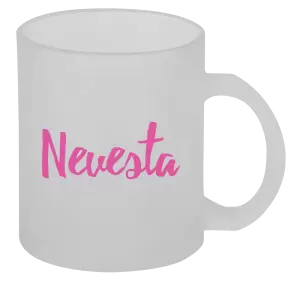 Hrnček Nevesta - nápis 2