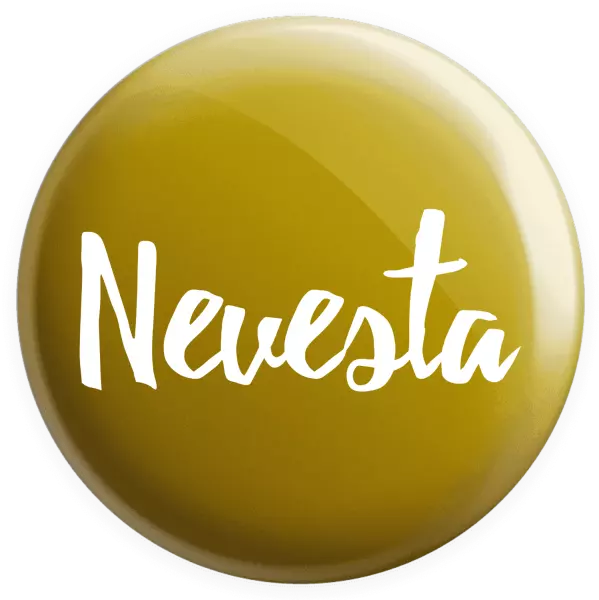 Placka Nevesta - nápis 2