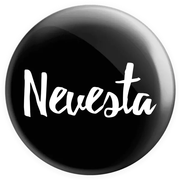 Placka Nevesta - nápis 2