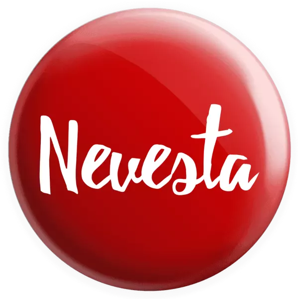 Placka Nevesta - nápis 2