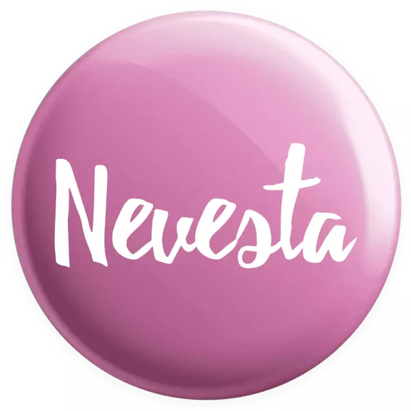 Placka Nevesta - nápis 2