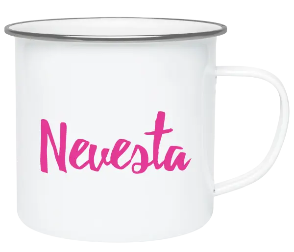 Plecháčik Nevesta - nápis 2